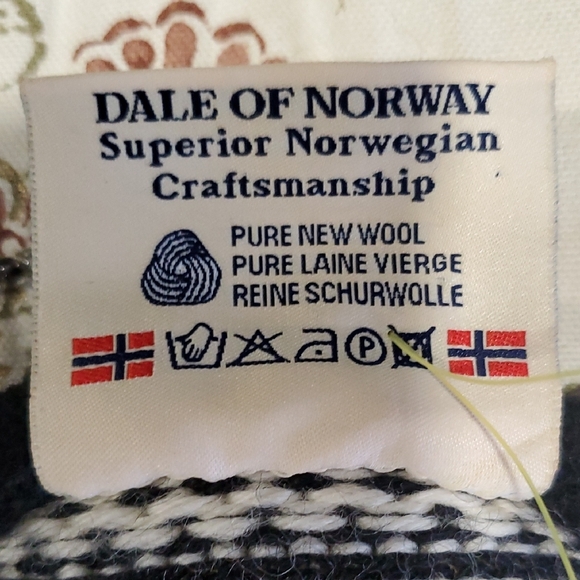 Dale of Norway Black With Multi Colored    Sweater with Nordic Elegance - Picture 14 of 15